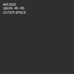 #2E3030 - Outer Space Color Image